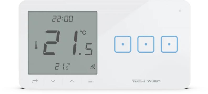 Przewodowy włącznik światła sześciok. z regulatorem pokojowym czarny WSR-06MP Tech Sterowniki