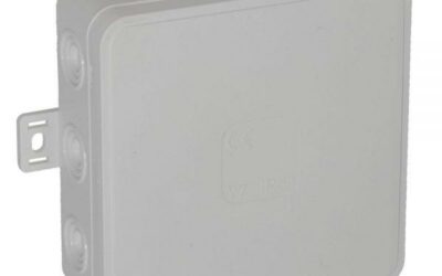 Puszka natynkowa pusta 12 wlotów VIPLAST V7 klik BIAŁA IP54 100x100x41mm 037-01