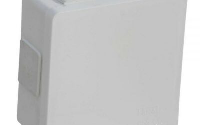 Puszka natynkowa pusta 6 wlotów VIPLAST VP-02 klik BIAŁA IP55 86x86x40mm 002-01