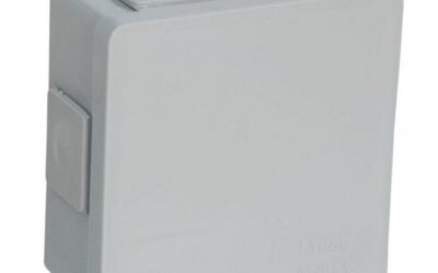 Puszka natynkowa pusta 6 wlotów VIPLAST VP-02 klik SZARA IP55 86x86x40mm 002-03