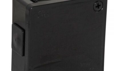 Puszka natynkowa pusta 6 wlotów VIPLAST VP-22 CZARNA IP55 86x86x40mm 022-05