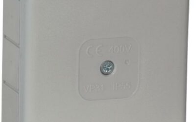 Puszka natynkowa pusta 12 wlotów VIPLAST VP-31 SZARA IP55 85x85x37mm 031-03