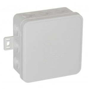Puszka natynkowa pusta 12 wlotów VIPLAST V6 klik BIAŁA IP54 85x85x41mm 036-01