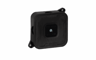 Puszka natynkowa pusta 4 wlotów VIPLAST VP-2 CZARNA IP44 85x85x35mm 027-05