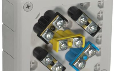 Puszka natynkowa z zaciskami 12 wlotów VIPLAST VP-51 SZARA IP55 118x118x46mm 051-53