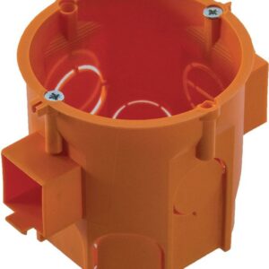 Puszka PK60 Lux głęboka łączeniowa z wkrętami pomarańczowa Pawbol - A.0006LP