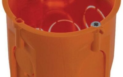 Puszka PK60 Lux głęboka z wkrętami pomarańczowa Pawbol A.0001LDP