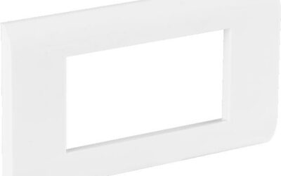 Ramka maskująca 4M pod gniazda do listew elektroinstalacyjnych 90×60 lub 90×40 (1szt.)