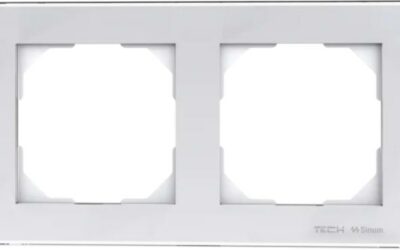 Ramka podwójna biała FG-02 Tech Sterowniki