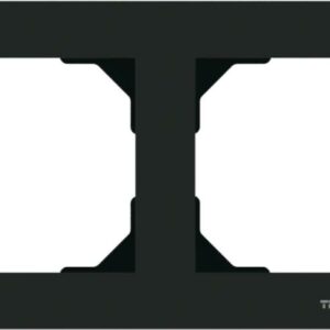 Ramka podwójna czarna FG-02 Tech Sterowniki