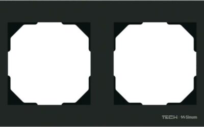 Ramka podwójna czarna FG-02 Tech Sterowniki