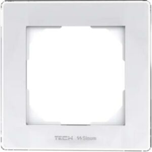 Ramka pojedyncza biała FG-01 Tech Sterowniki