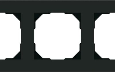Ramka potrójna czarna FG-03 Tech Sterowniki