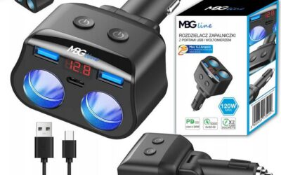Rozdzielacz gniazda zapalniczki MBG Line HC69PD