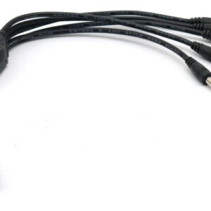 ROZGAŁĘŹNIK NA 5 WTYKÓW 2,1/5,5 Z GNIAZDEM