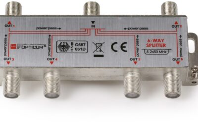 Rozgałęźnik 1-6 DVB-T SAT 6×1
