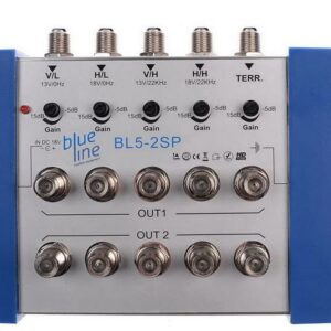 Rozgałęźnik 2 x 5 SAT Blue Line BL5-2SP