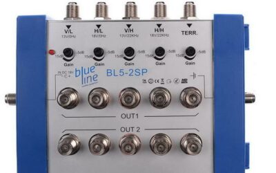 Rozgałęźnik 2 x 5 SAT Blue Line BL5-2SP
