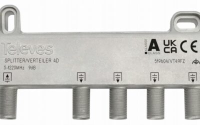 Rozgałęźnik antenowy rtv 4-drożny F4D 519604 Televes