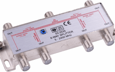 Rozgałęźnik Splitter 5-2450 MHz 6-drożny Cabletech