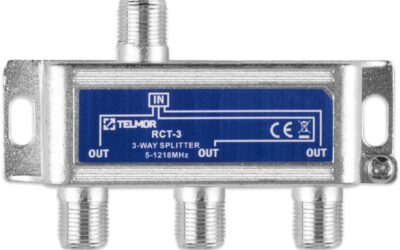Rozgałęźnik TELMOR RCT-3B Splitter 3X 1.2G