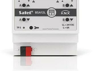 SATEL KNX 2-kanałowy aktor żaluzjowy 24V DC KNX-BSA12L