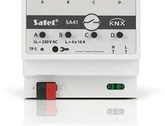 SATEL KNX 4-kanałowy aktor przełączający KNX-SA41