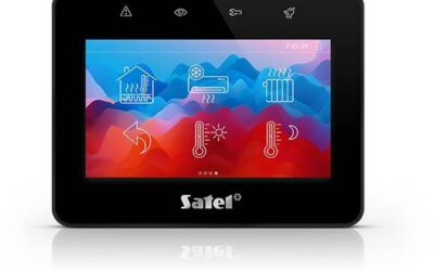 SATEL Manipulator z ekranem dotykowym 4,3″ INT-TSG2R-B czarny