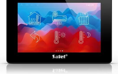 SATEL Manipulator z ekranem dotykowym 7″ INT-TSH2R-B czarny