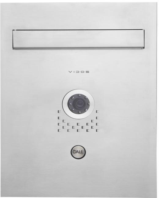 Skrzynka na listy Vidos S551-SKP z wbudowanym wideodomofonem