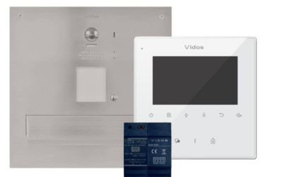 Skrzynka na listy z wideodomofonem i monitorem VIDOS DUO S1201A-SKM/M1022W