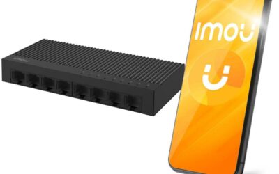 Switch Imou 8-portowy SF108C plastikowa obudowa 100Mbps