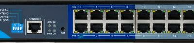 Switch PoE BCS BASIC BCS-B-SP24G-2SFP-M