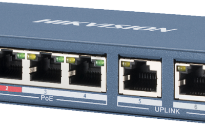 SWITCH PoE DS-3E0106HP-E 6-PORTOWY Hikvision