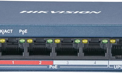 SWITCH POE HIKVISION DS-3E0105P-E/M(B)