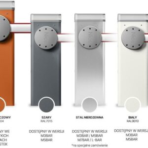 Szlaban NICE M5BAR - zestaw do 5 metrów