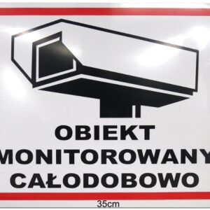 TABLICA OBIEKT MONITOROWANY 6586