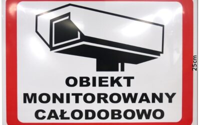 TABLICA OBIEKT MONITOROWANY 6586