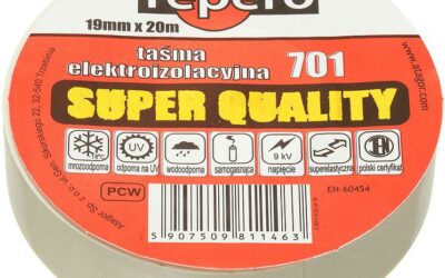 TAŚMA IZOLACYJNA REPERO 701 BIAŁA 19MMX20M