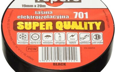 TAŚMA IZOLACYJNA REPERO 701 CZARNA 19MMX20M