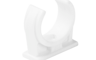 Uchwyt do rur elektroinstalacyjnych półotwarty BIAŁY U-16 (1szt.)