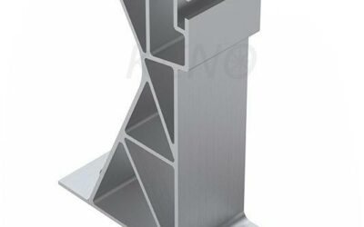 Uchwyt skrajny wysoki do konstrukcji balastowej PV KENO (K-45-7)