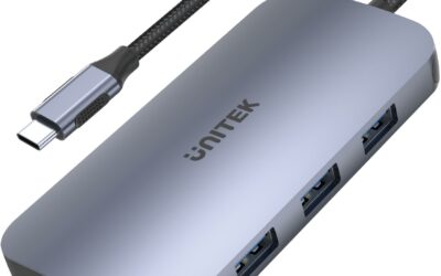 Unitek D1071A Hub N9+ USB-C HDMI, PD 100W, czytnik kart