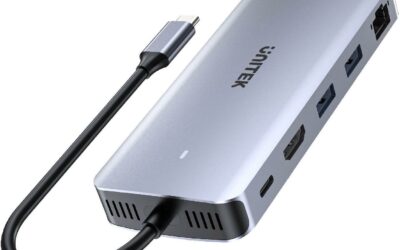 Unitek D1120A01 Aktywny Hub USB-C 10 Gbps, Obudowa na dysk M.2, HDMI