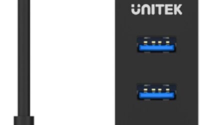 Unitek H1117B Hub USB-C, 4 porty USB 3.1, aktywny, 10 W