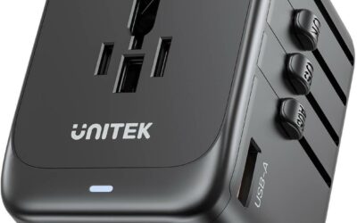 Unitek P1122ABK01 Ładowarka podróżna EU/US/UK/AUS PD 65 W