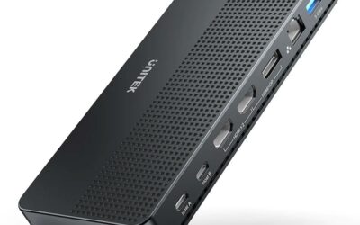 Unitek Przełącznik KVM 2 komputery 2 monitory 4K D1103A01