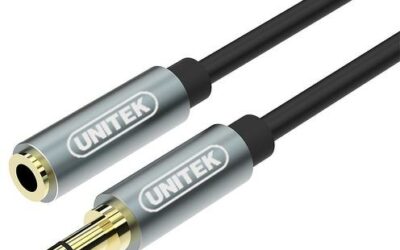 Unitek przewód miniJack 3,5mm (M)- 3,5mm (F) 1M