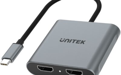 Adapter Unitek USB-C na 2x HDMI 4K MST