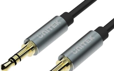 Unitek Y-C922ABK przewód miniJack 3.5mm -miniJack TWIST 1,5m